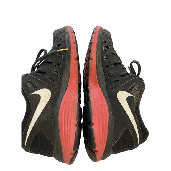 Nike Livestrong Dual Fusion women's Size 8.5 Black Red Mesh sneakers NO INSOLES - Picture 6 of 8